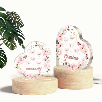 Grandma - Personalized Grandma Custom Shaped Acrylic Plaque