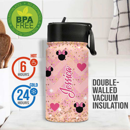 Magic Mouse Ears - Personalized Kids Water Bottle