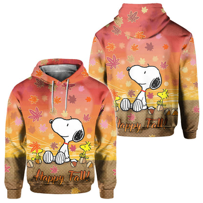 Happy Fall All Over Shirt 0823