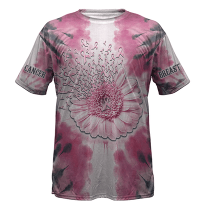Daisy Pink Ribbons - Breast Cancer Awareness All Over T-shirt and Hoodie 0822