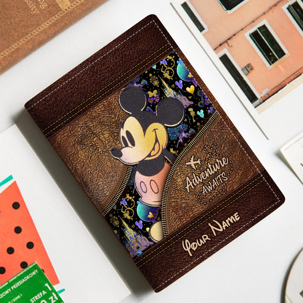 Magic Mouse Ears - Personalized Passport Holder