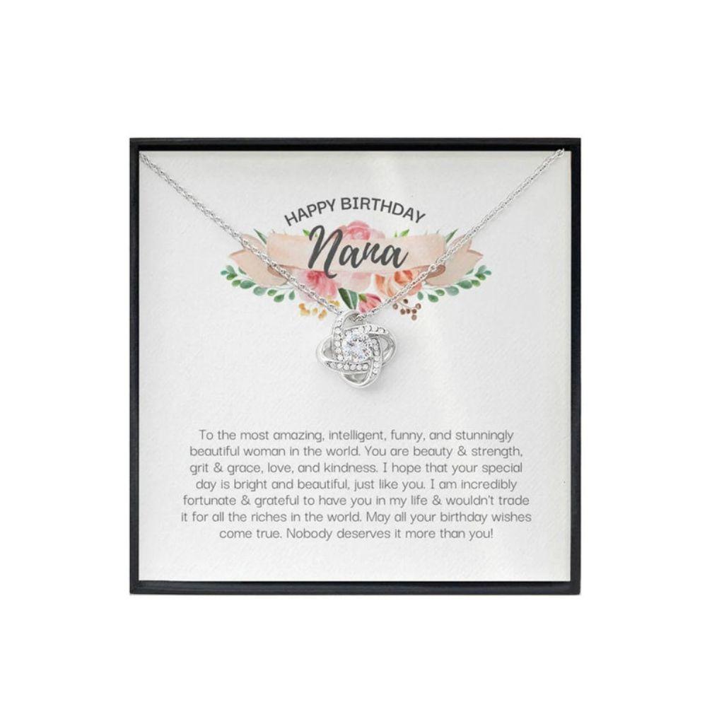 Gift For Grandmother - Grandma Love Knot Necklace 0921