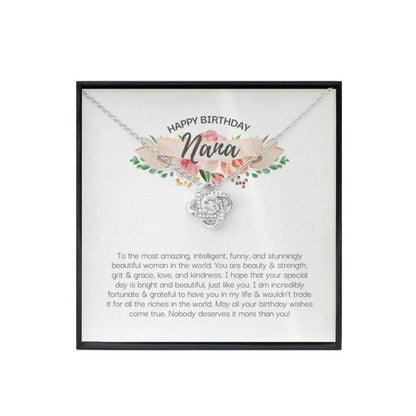 Gift For Grandmother - Grandma Love Knot Necklace 0921