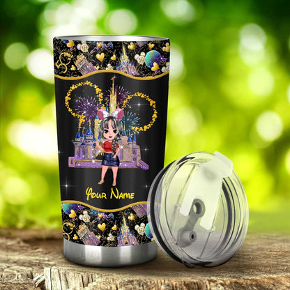 And I Think To Myself What A Wonderful World - Personalized Mouse Tumbler