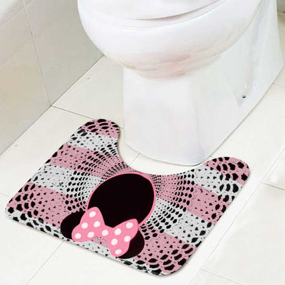 Dreamflum Mouse Ears - 3 Pieces Bathroom Mats Set