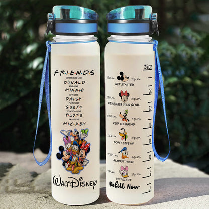 Friends Mouse Water Tracker Bottle 0523