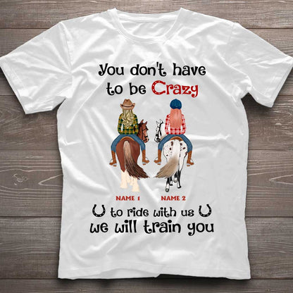 We're Like A Really Small Gang - Personalized Horse T-shirt and Hoodie