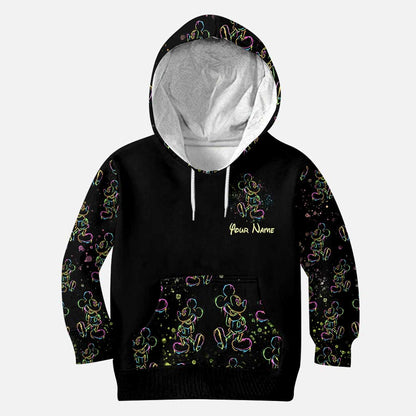 Colorful Mouse - Personalized Mouse Hoodie and Leggings