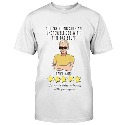 Incredible Dad - Personalized Father's Day T-shirt and Hoodie