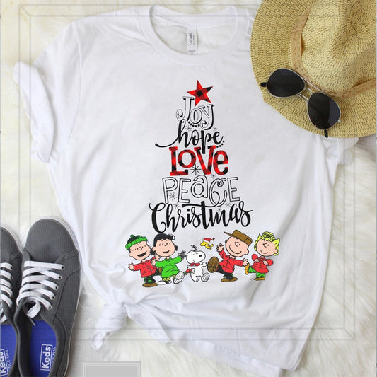 Joy Hope Love Peace T-shirt and Hoodie 0823