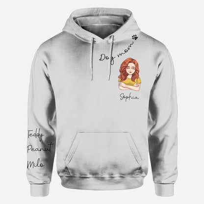 I Love You Grandma - Personalized Mother's Day Dog All Over T-shirt and Hoodie