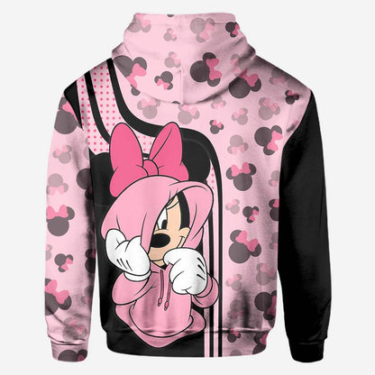 I Love His D - Personalized Mouse All Over T-shirt and Hoodie