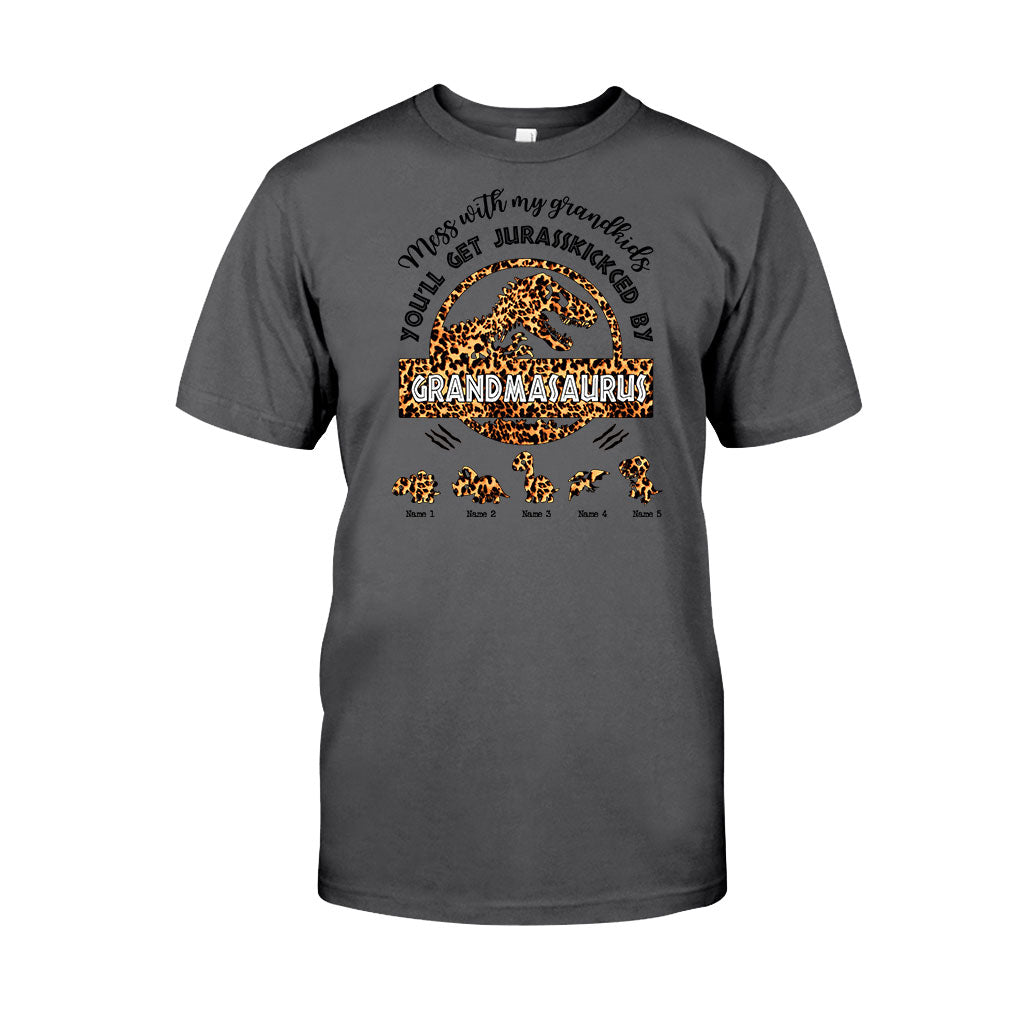 Don't Mess With Grandmasaurus - Personalized Mother's Day Grandma T-shirt and Hoodie