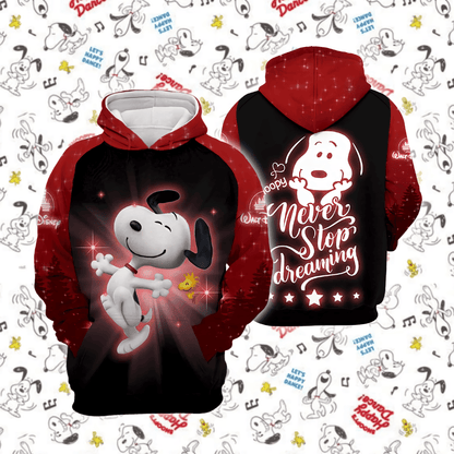 Never Stop Dreaming All Over Shirt 0823