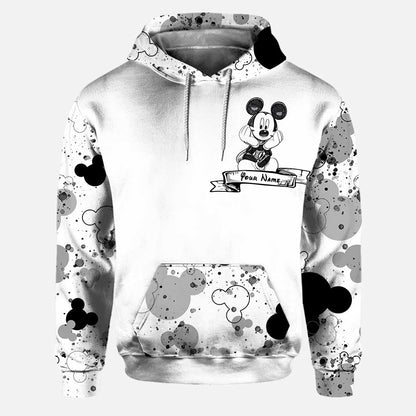 Cute Mouse Ears - Personalized Hoodie and Leggings