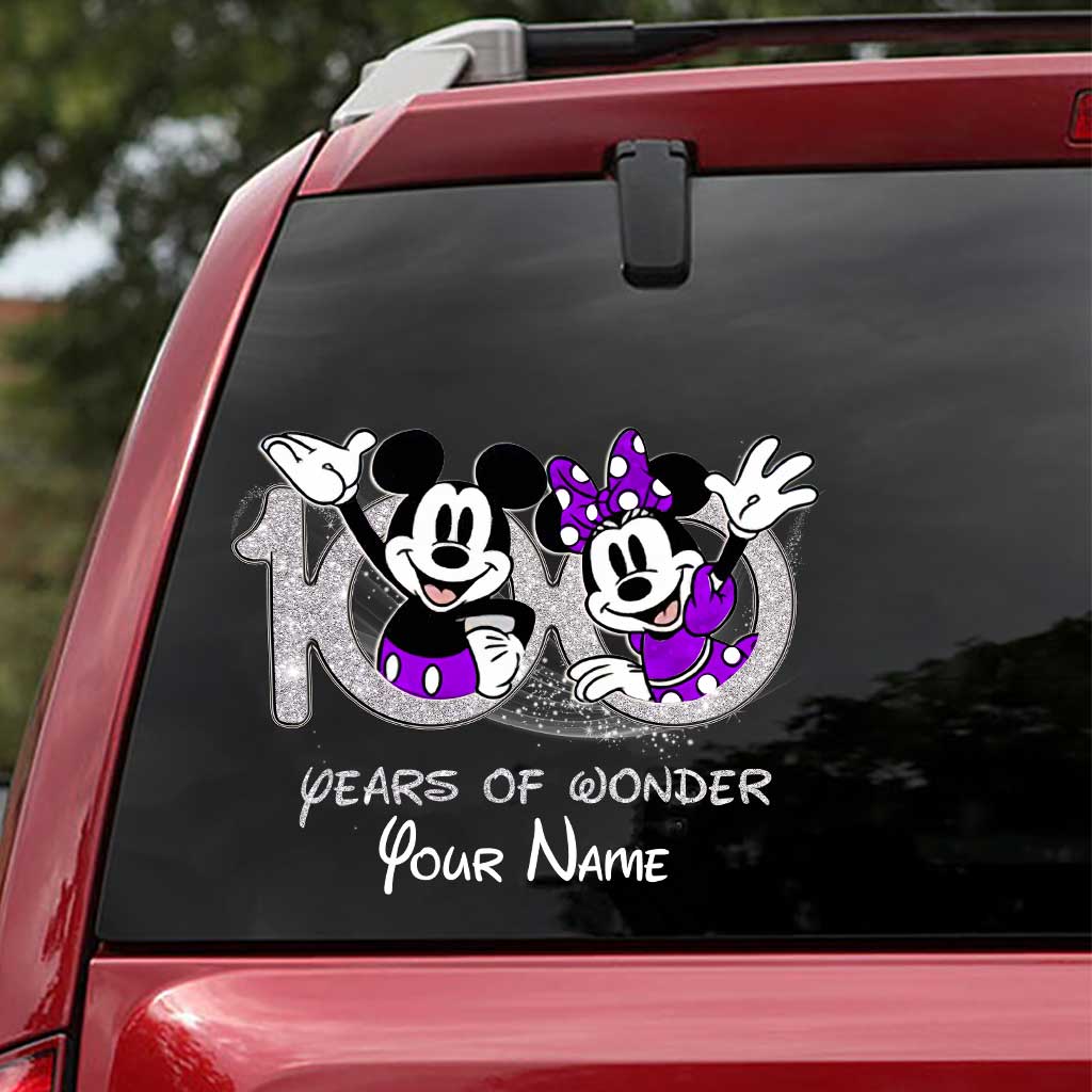 100 Years Of Wonder 1 - Personalized Mouse Decal Full