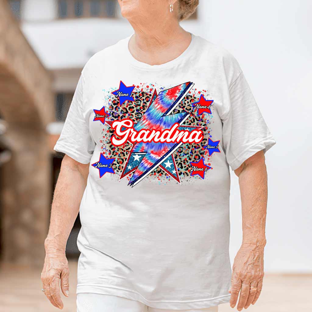 Grandma - Personalized Independence Day T-shirt and Hoodie