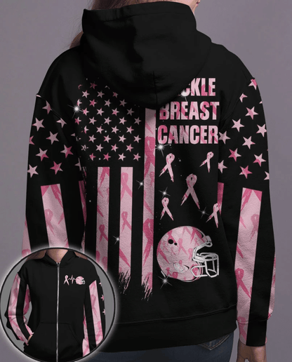 Tackle Breast Cancer - Breast Cancer Awareness All Over T-shirt and Hoodie 0822