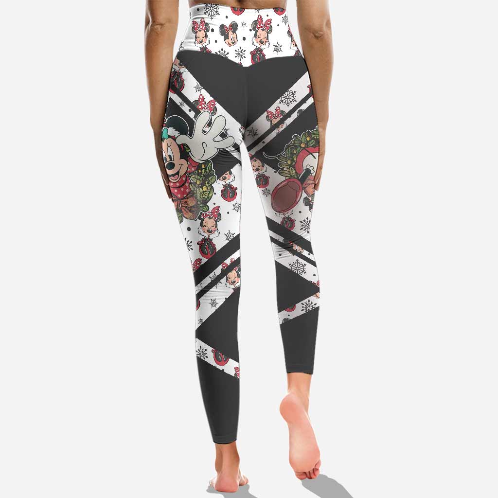 Merry Christmas - Personalized Christmas Mouse Hoodie and Leggings