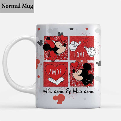 We're A Team - Personalized Couple Mouse Mug