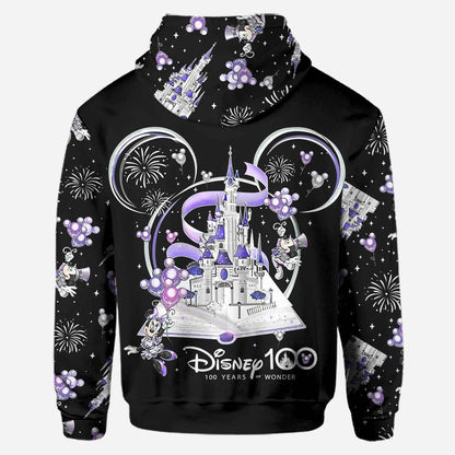 100 Years Of Wonder - Personalized Mouse Hoodie and Leggings