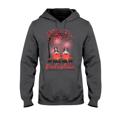 Dogs Are My Valentines - Personalized T-shirt and Hoodie