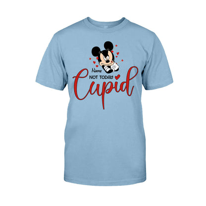 Not Today Cupid - Personalized Valentine Mouse T-shirt and Hoodie