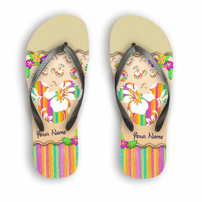 Summer Mouse Ears - Personalized Flip Flops