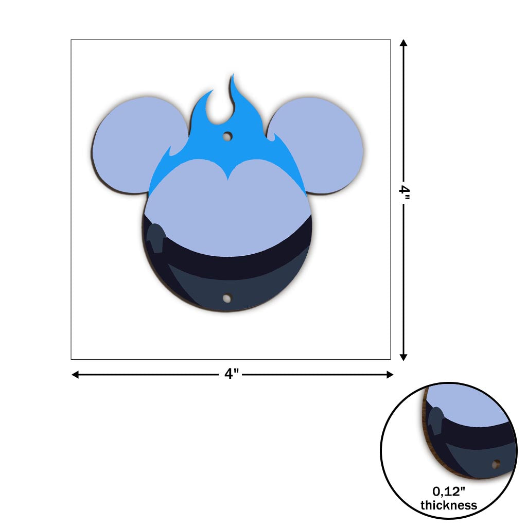 Mouse Ears Villain - Personalized 6 Pieces Garland