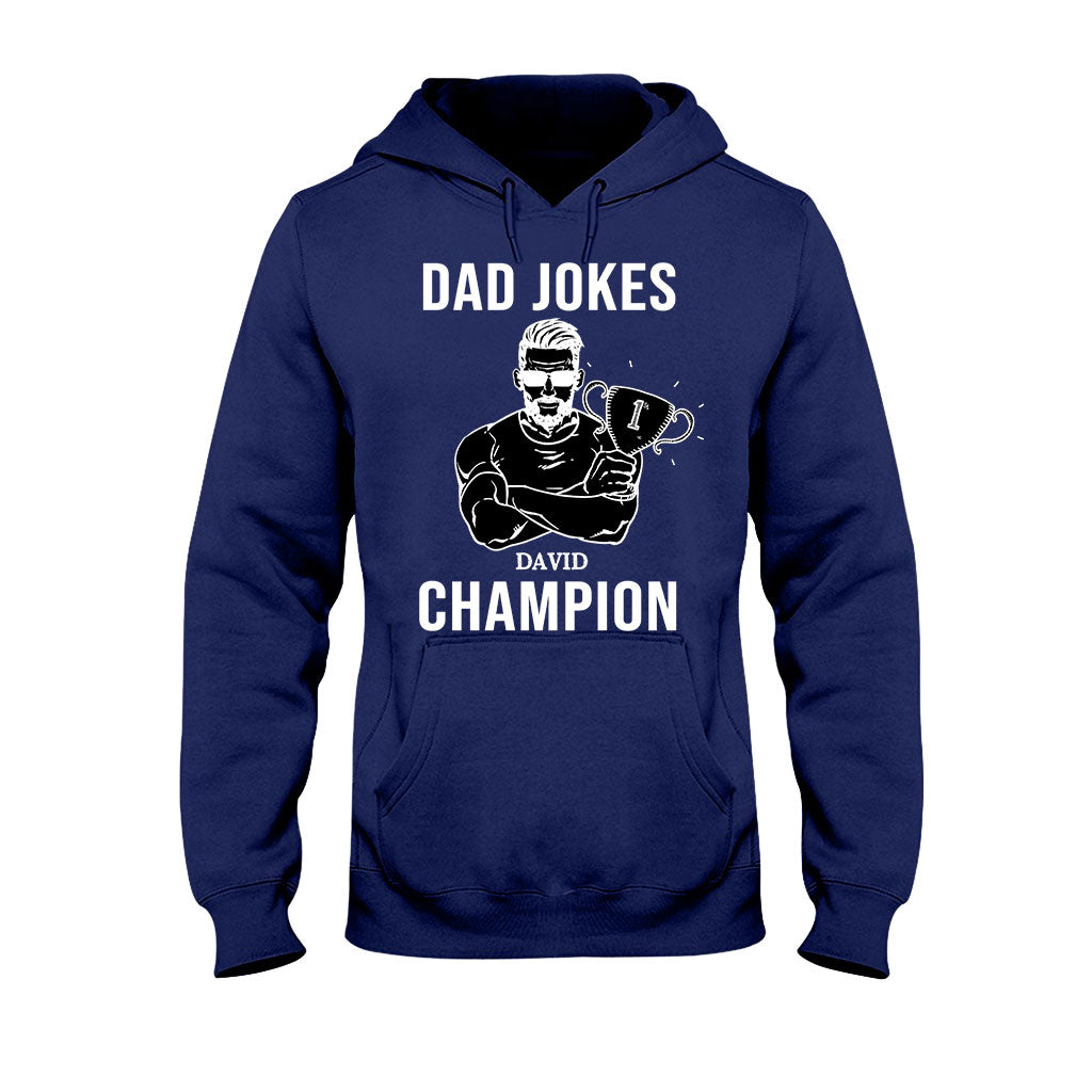 Dad Jokes Champion - Personalized Father's Day T-shirt and Hoodie