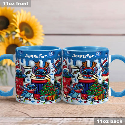 Merry Christmas - Personalized Ohana Accent Mug