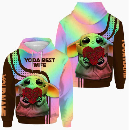 Yoda Best Wife - Personalized Hoodie and Leggings