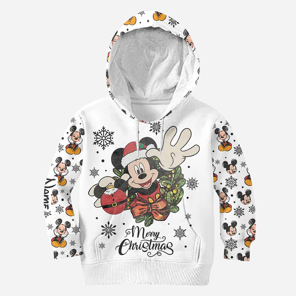Merry Christmas - Personalized Christmas Mouse Hoodie and Leggings