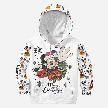 Merry Christmas - Personalized Christmas Mouse Hoodie and Leggings