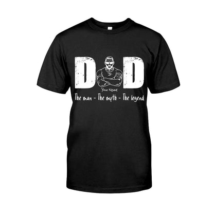 The Man The Myth The Legend - Personalized Father T-shirt and Hoodie