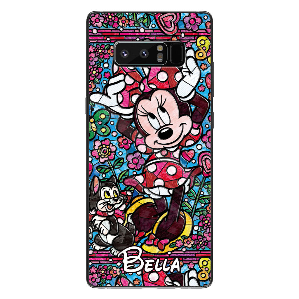 Stained Glass Mouse - Personalized Mouse Phone case
