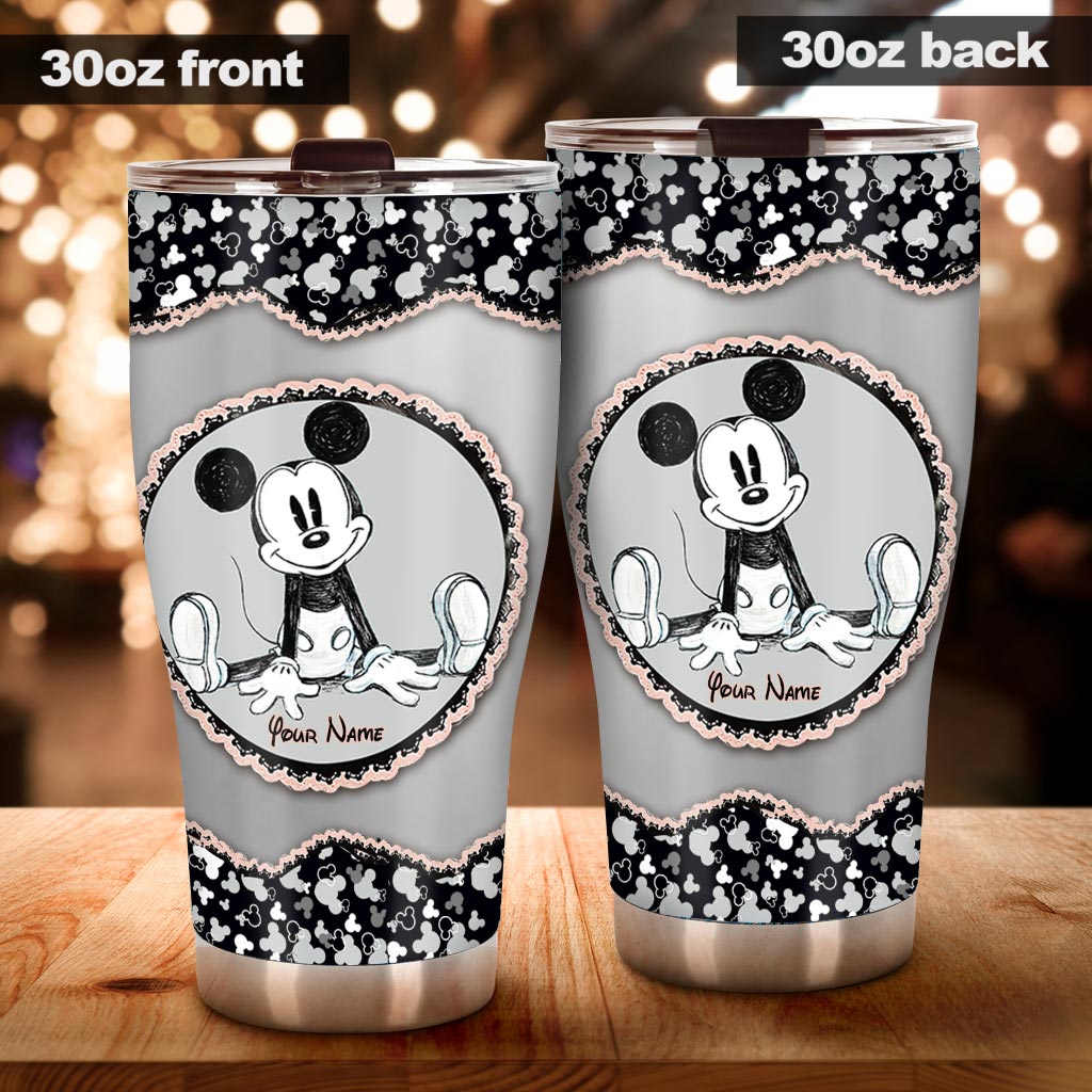 Lovely Mouse Ears - Personalized Tumbler