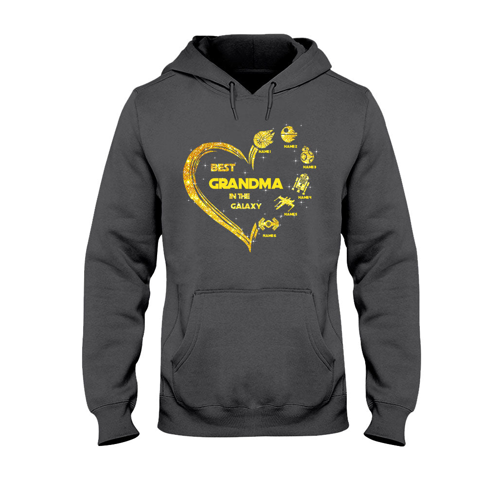 Best Grandma In The Galaxy - Personalized Mother's Day The Force T-shirt and Hoodie