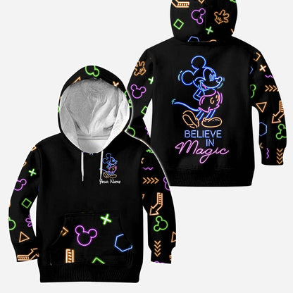 Believe In Magic - Personalized Mouse Hoodie and Leggings