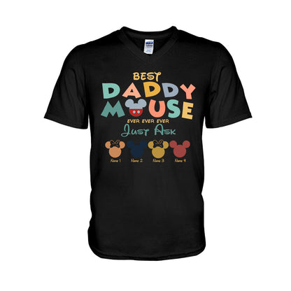 Best Daddy Ever - Personalized Father's Day Mouse T-shirt and Hoodie