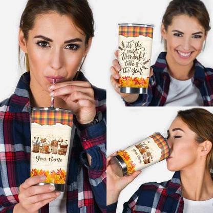 It's The Most Wonderful Time - Personalized Mouse Tumbler
