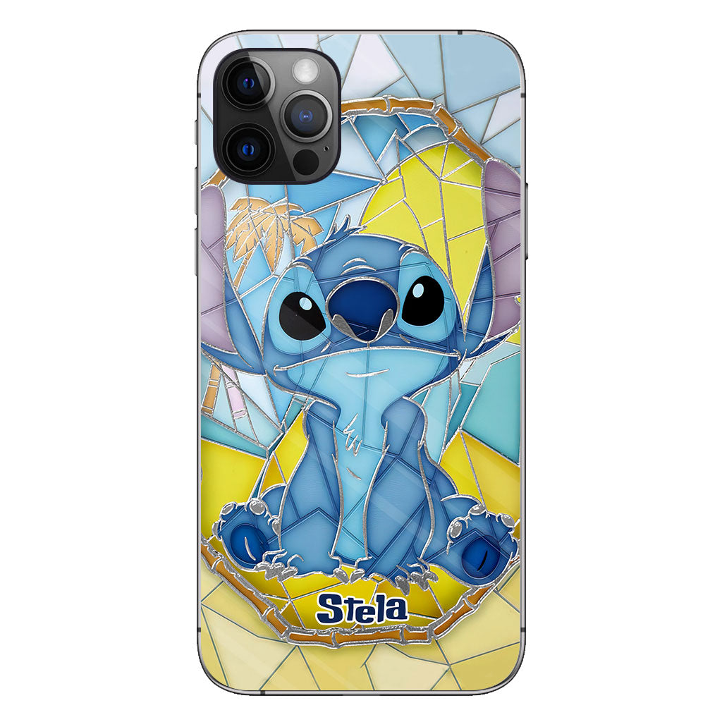Stained Glass Hawaii - Personalized Ohana Phone case