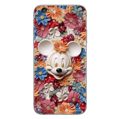 3D Effect Floral Mouse Phone case