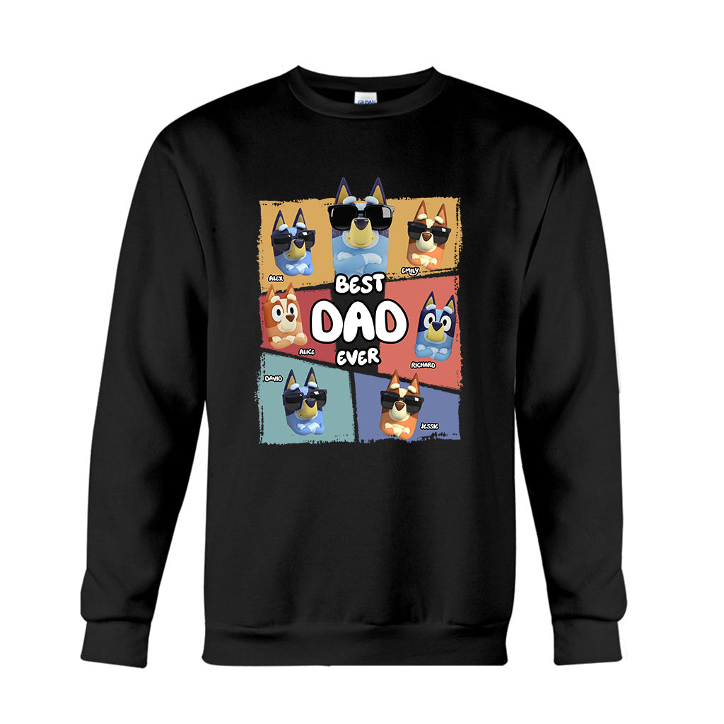 Best Dad Ever - Personalized Father T-shirt And Hoodie