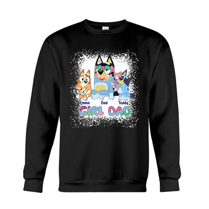 Girl Dad - Personalized Father T-shirt And Hoodie