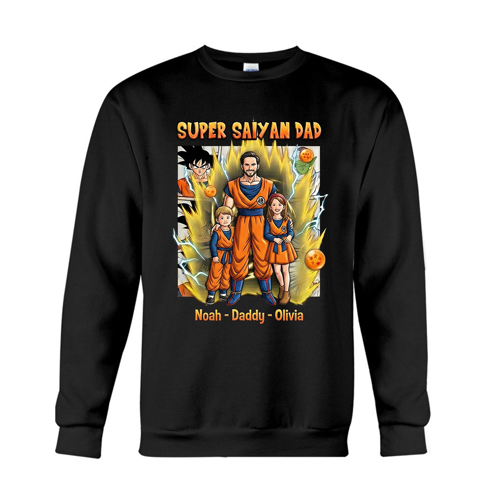 Legendary Super Power Father - Personalized Seven Balls T-shirt And Hoodie
