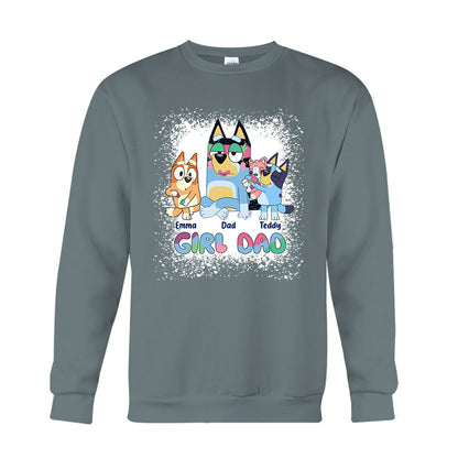 Girl Dad - Personalized Father T-shirt And Hoodie