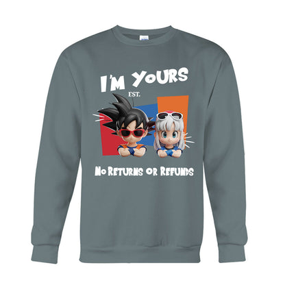 I'm Yours No Returns Or Refunds - Personalized Seven Balls T-shirt And Hoodie