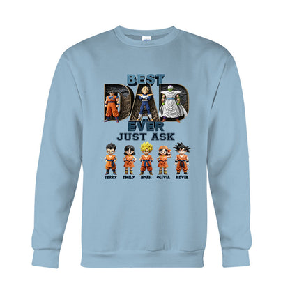 Best Dad Ever - Personalized Seven Balls T-shirt And Hoodie