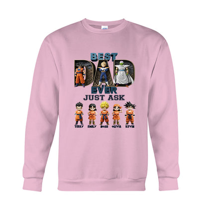 Best Dad Ever - Personalized Seven Balls T-shirt And Hoodie